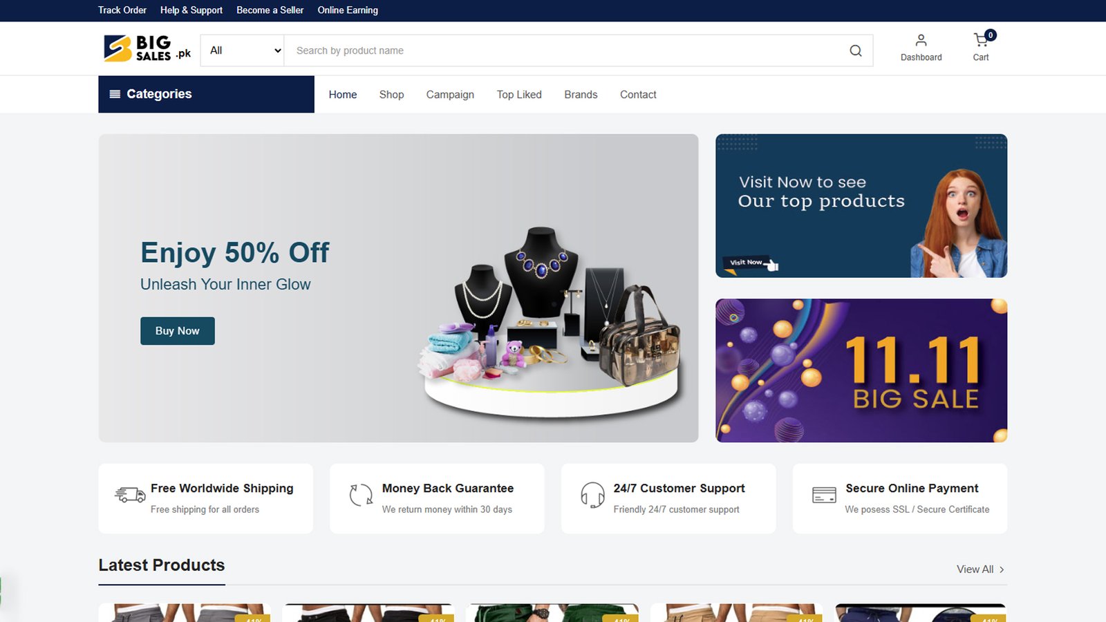 BigSales Multivendor E-Commerce Platform Management