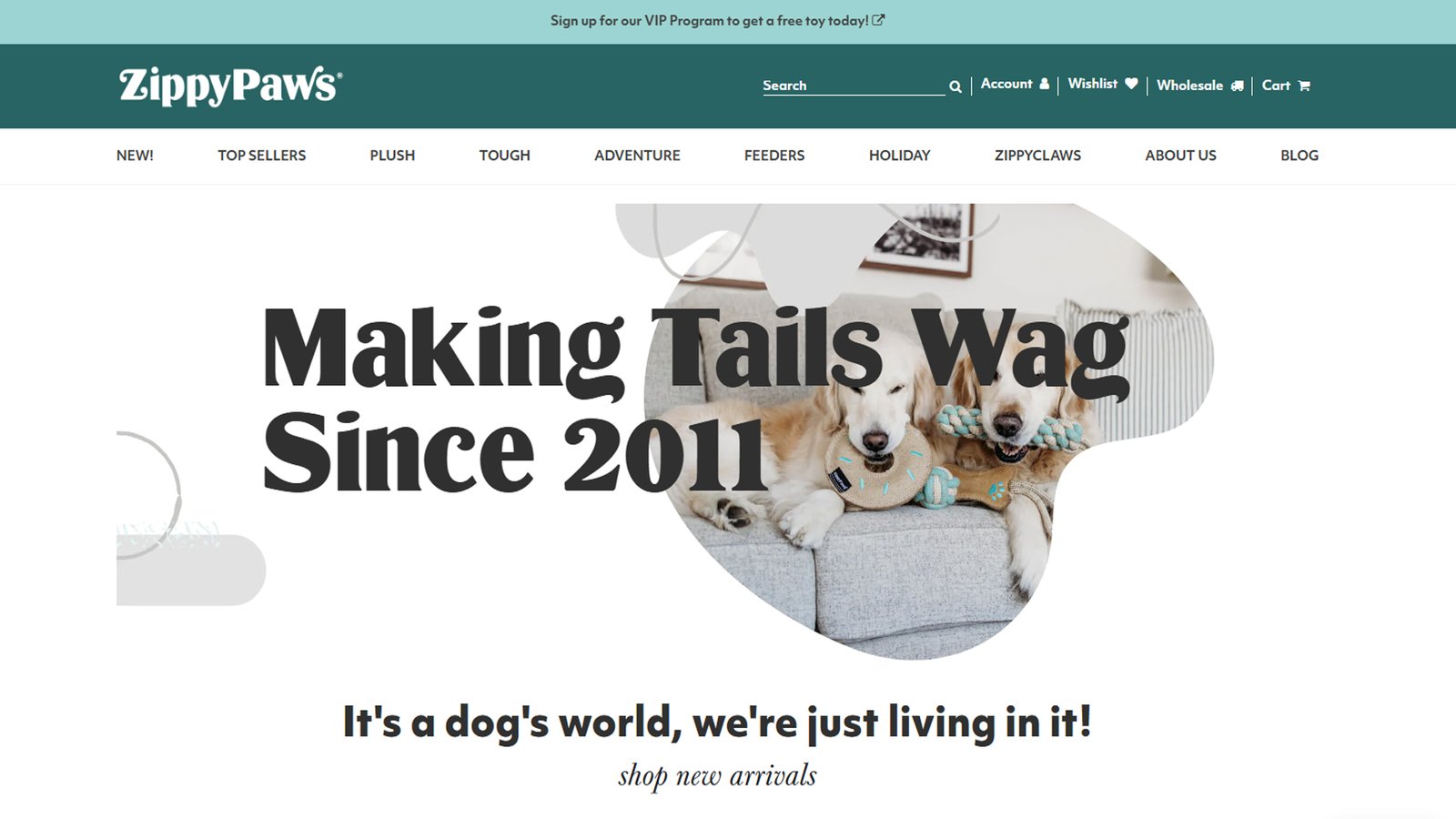 ZippyPaws E-Commerce and Wholesale Platform Development